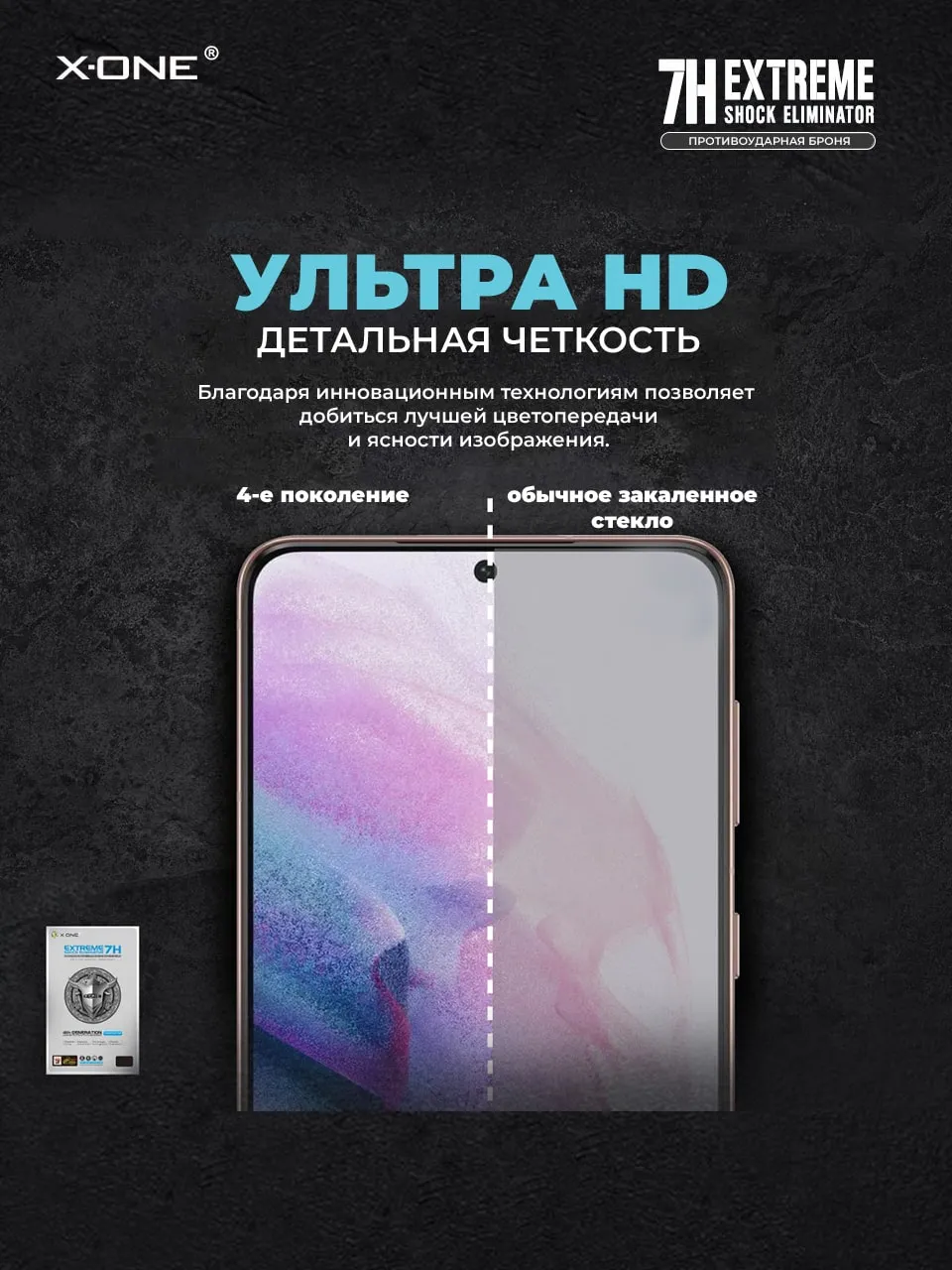 Бронепленка Samsung Galaxy S21+ X-ONE Extreme Shock Eliminator 4-rd generation