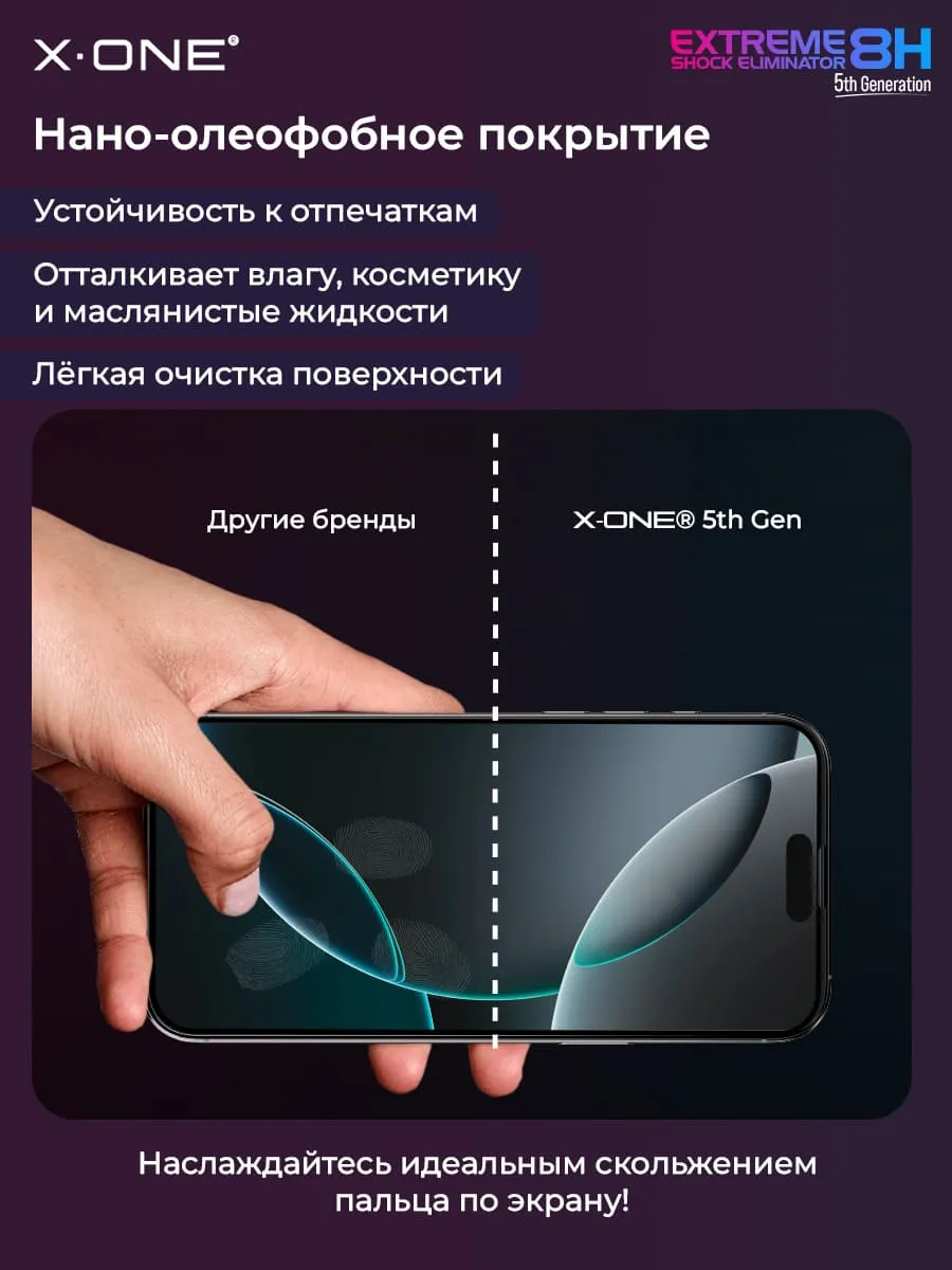 Бронепленка iPhone 14 Pro X-ONE Extreme Shock Eliminator 5th-generation