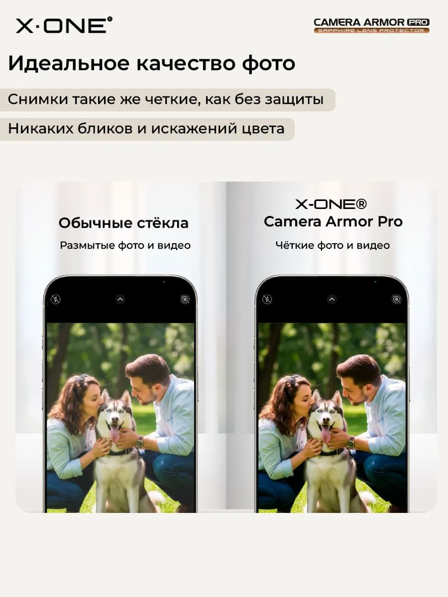 Сапфировое стекло на камеру iPhone 17 X-ONE Camera Armor PRO - цвет Green / линзы / авиа-алюминиевый корпус