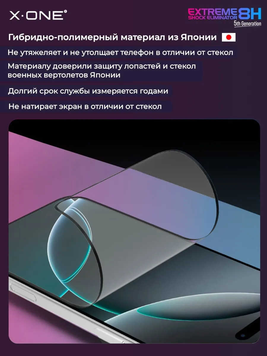 Бронепленка Samsung Galaxy S25 X-ONE Extreme Shock Eliminator 5th-generation