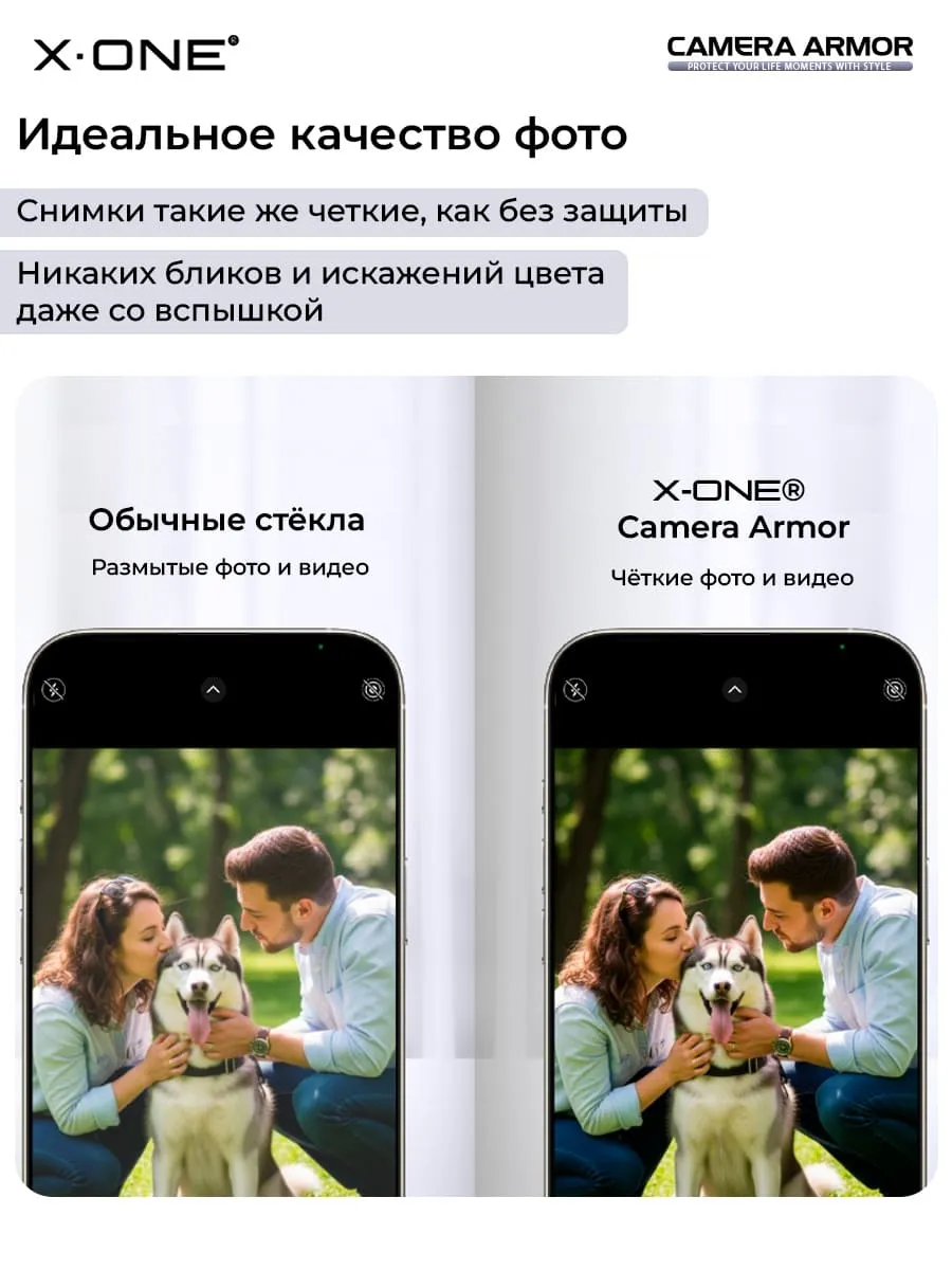Сапфировое стекло на камеру iPhone 17 X-ONE Camera Armor - цвет Light Blue / линзы / авиа-алюминиевый корпус