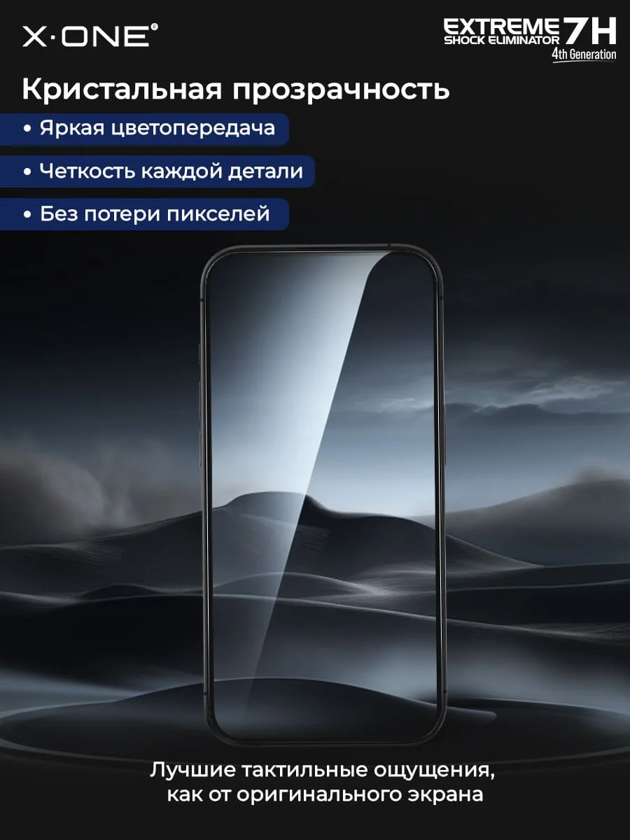 Бронепленка iPhone 14 Plus/13 Pro Max X-ONE Extreme Shock Eliminator 4rd-generation