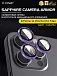 Сапфировое стекло на камеру iPhone 14 Pro/14 Pro Max X-ONE Camera Armor - цвет Colorful / линзы / авиа-алюминиевый корпус