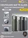 Чехол iPhone 12 X-ONE DropGuard Matte Glass - зеленый матовый оттенок с полупрозрачной задней панелью из японского сапфирового стекла