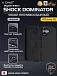 Чехол iPhone 16 X-ONE Shock Dominator MagSafe - черный закрытый матовый Soft Touch корпус и сменные цветные кнопки в комплекте 