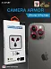 Сапфировое стекло на камеру iPhone 11 Pro Max/11 Pro X-ONE Camera Armor - цвет Red / линзы / авиа-алюминиевый корпус