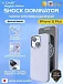Чехол iPhone 15 Plus X-ONE Shock Dominator MagSafe - фиолетовый закрытый матовый Soft Touch корпус и сменные цветные кнопки в комплекте 