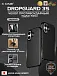 Чехол iPhone 17 X-ONE DropGuard 3S MagSafe - черный закрытый матовый Soft Touch корпус и сменные цветные кнопки в комплекте