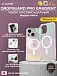 Чехол iPhone 15 X-ONE DropGuard PRO Gradient MagSafe - северное сияние задняя панель и текстурированный прозрачный корпус
