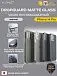 Чехол iPhone 14 Pro X-ONE DropGuard Matte Glass - черный матовый оттенок с полупрозрачной задней панелью из японского сапфирового стекла