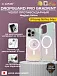 Чехол iPhone 16 Pro Max X-ONE DropGuard PRO Gradient MagSafe - северное сияние задняя панель и текстурированный прозрачный корпус