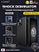 Чехол iPhone 15 Plus X-ONE Shock Dominator - черный закрытый матовый Soft Touch корпус и сменные цветные кнопки в комплекте 