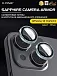 Сапфировое стекло на камеру iPhone 13 mini/13 X-ONE Camera Armor - цвет Blue / линзы / авиа-алюминиевый корпус