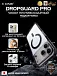 Чехол iPhone 17 Pro X-ONE DropGuard PRO MagSafe - текстурированный прозрачный корпус пепельного оттенка