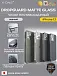 Чехол iPhone 13 X-ONE DropGuard Matte Glass - черный матовый оттенок с полупрозрачной задней панелью из японского сапфирового стекла