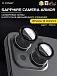 Сапфировое стекло на камеру iPhone 13 mini/13 X-ONE Camera Armor - цвет Black / линзы / авиа-алюминиевый корпус