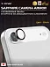 Сапфировое стекло на камеру iPhone 17 Air X-ONE Camera Armor - цвет Black / линзы / авиа-алюминиевый корпус